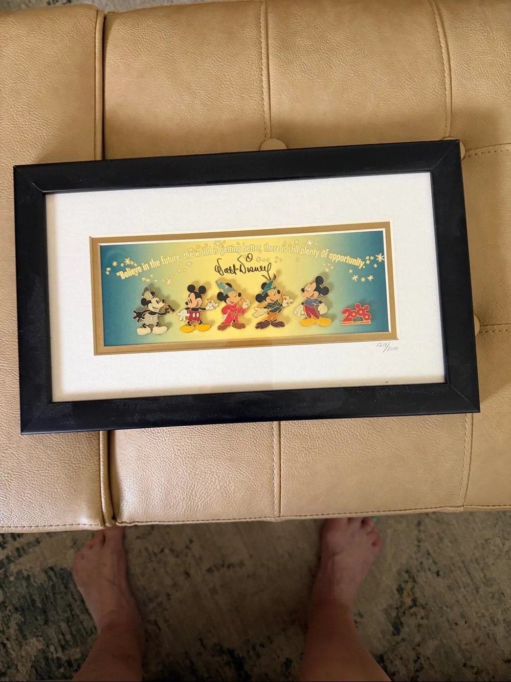 Disney framed art